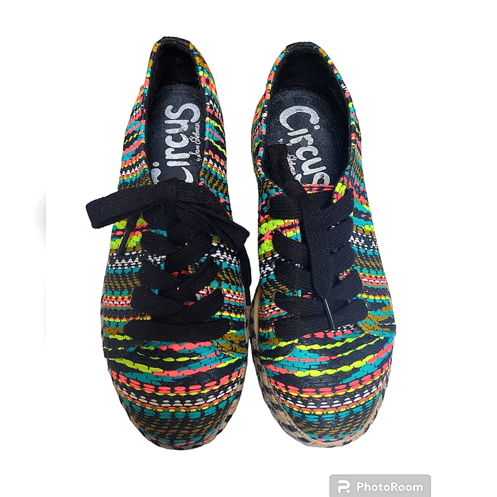 Circus multi color platform shoes by Sam Edelman size m